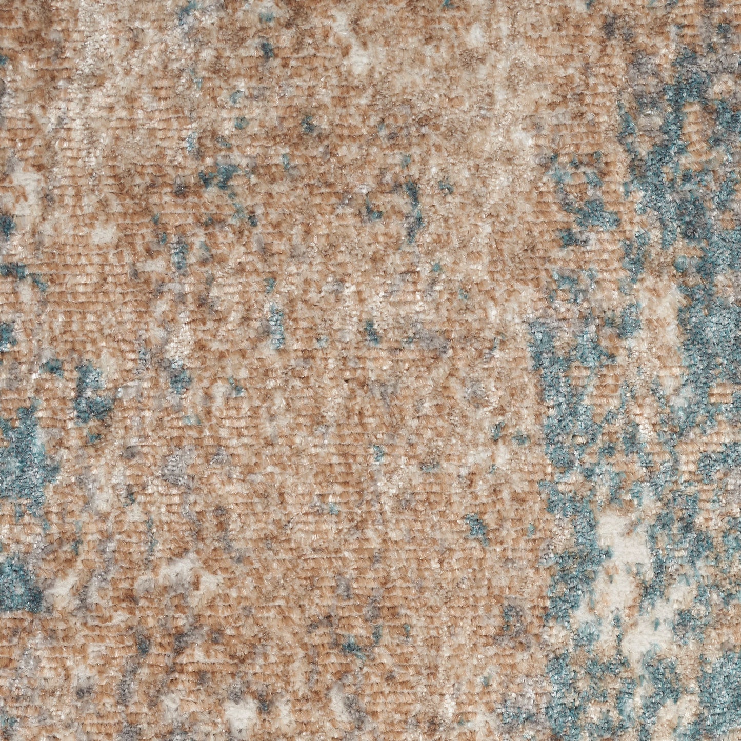 Nourison Home Glitz  Taupe Multicolor  Contemporary