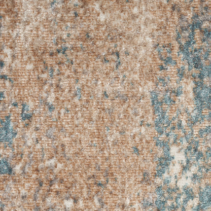 Nourison Home Glitz  Taupe Multicolor  Contemporary