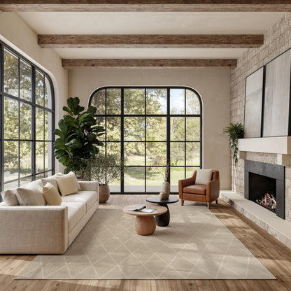 Nourison Home Azure  Beige  Contemporary