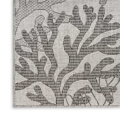 Nourison Home Garden Oasis  Grey  Contemporary