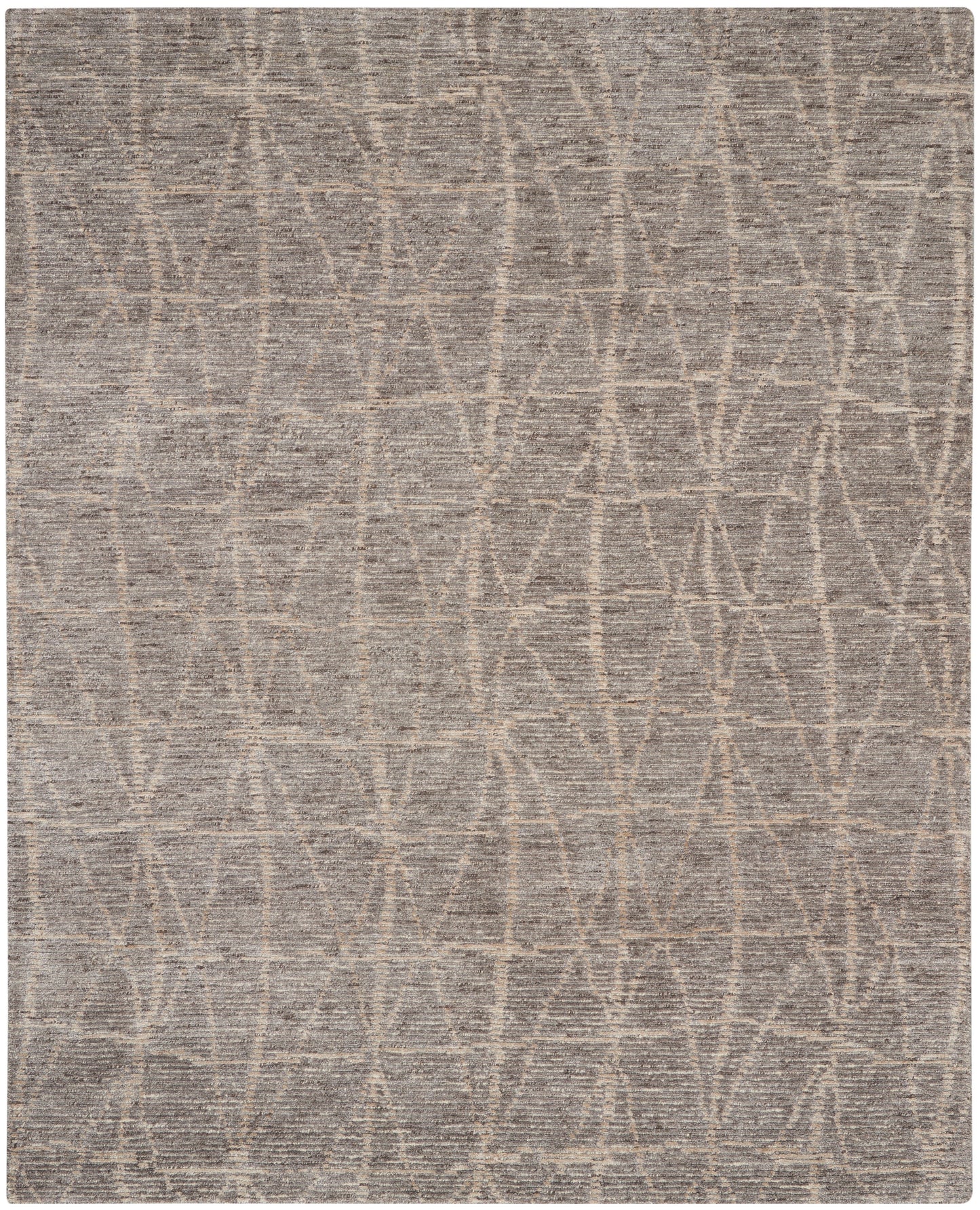 Nourison Home Ellora ELL02 Sand Contemporary Knotted Rug