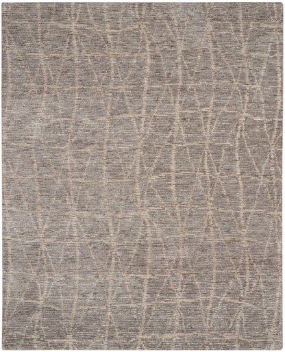 Nourison Home Ellora ELL02 Sand Contemporary Knotted Rug