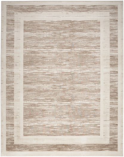Nourison Home Serenity Home SRH07 Mocha Ivory Contemporary Loom-woven Rug