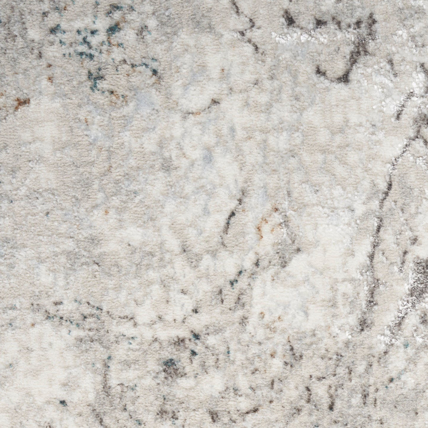 Nourison Home Glitz  Grey Multicolor  Contemporary