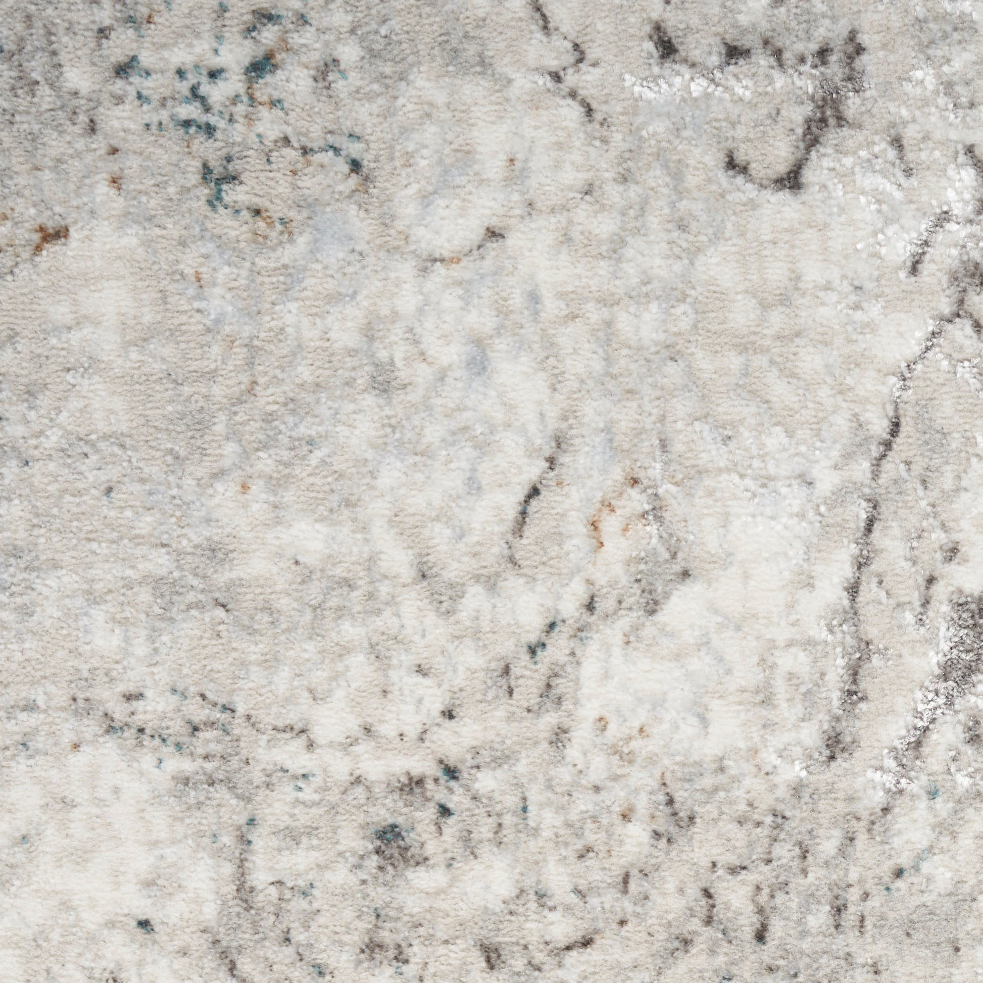 Nourison Home Glitz  Grey Multicolor  Contemporary