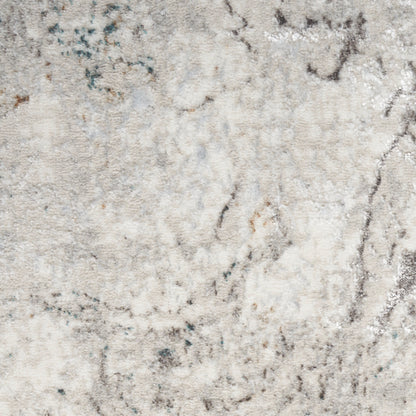 Nourison Home Glitz  Grey Multicolor  Contemporary