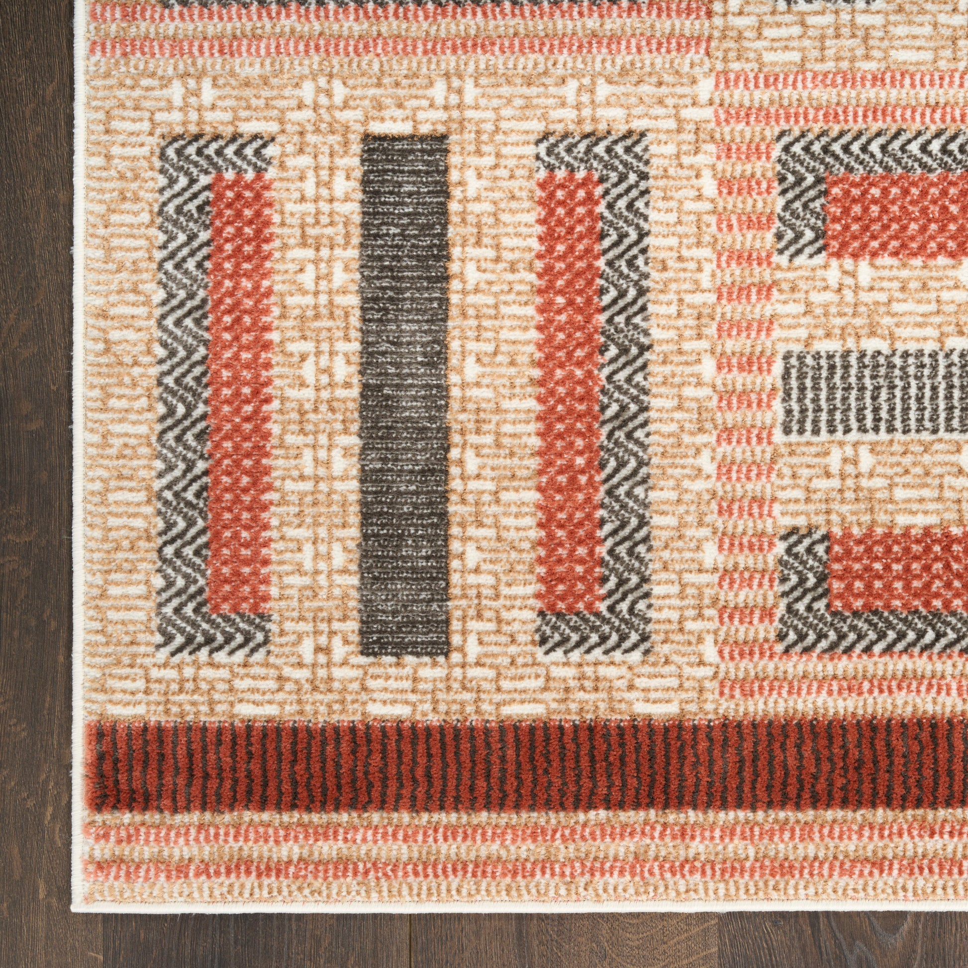 Nourison Home Nordic  Multicolor  Contemporary