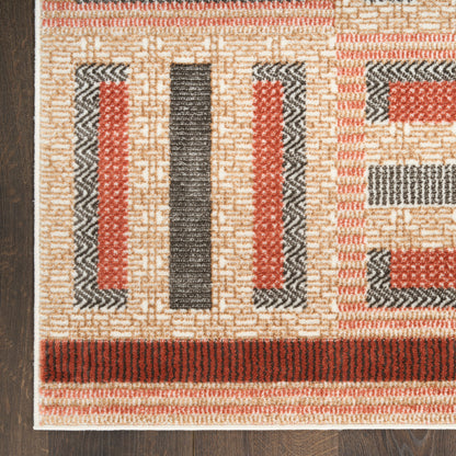 Nourison Home Nordic  Multicolor  Contemporary