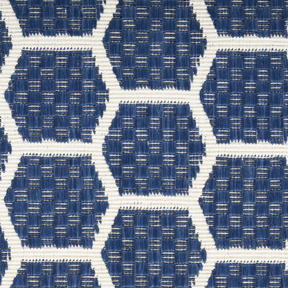 Nourison Home Twist Reversible  Navy  Contemporary