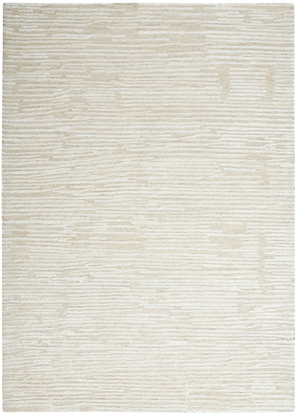Calvin Klein CK010 Linear LNR01 Ivory Contemporary Hand Tufted Rug