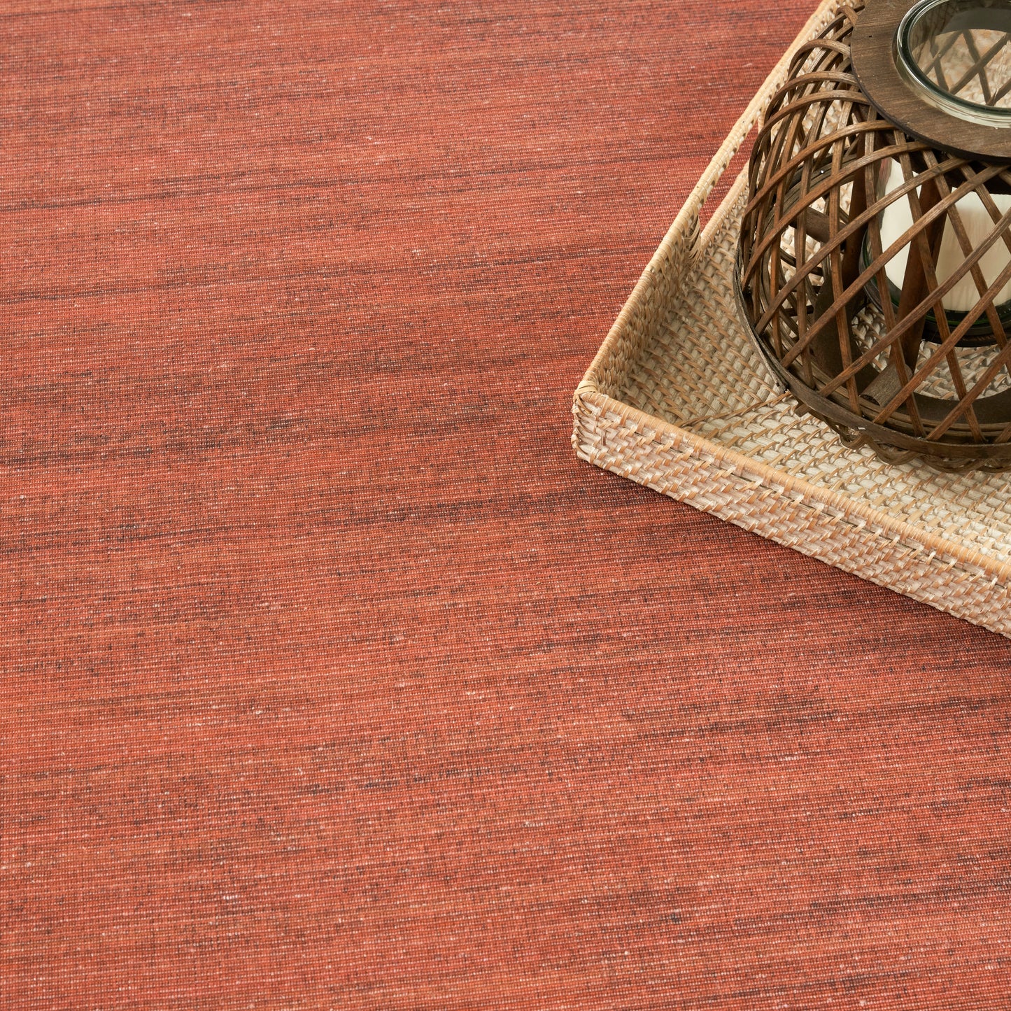 Nourison Home Washable Essentials  Brick  Contemporary