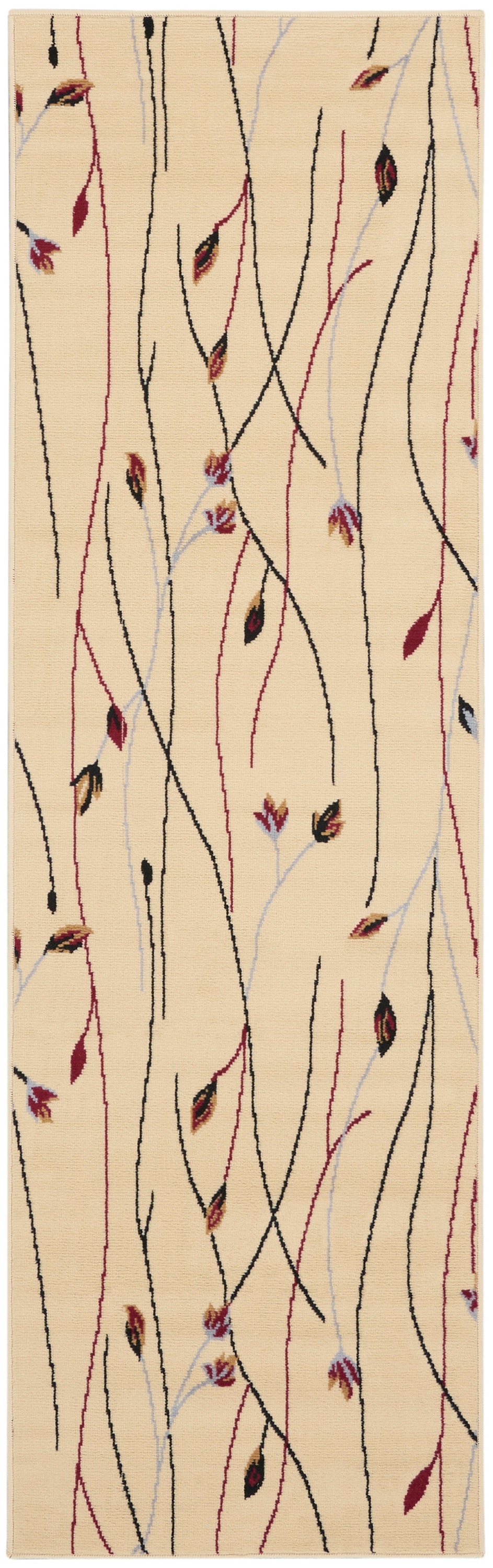 Nourison Home Grafix GRF15 Cream Contemporary Power-loomed Rug