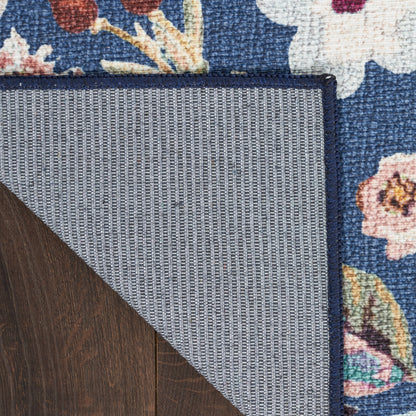 Nourison Home Nourison Washables  Navy Multicolor  Traditional