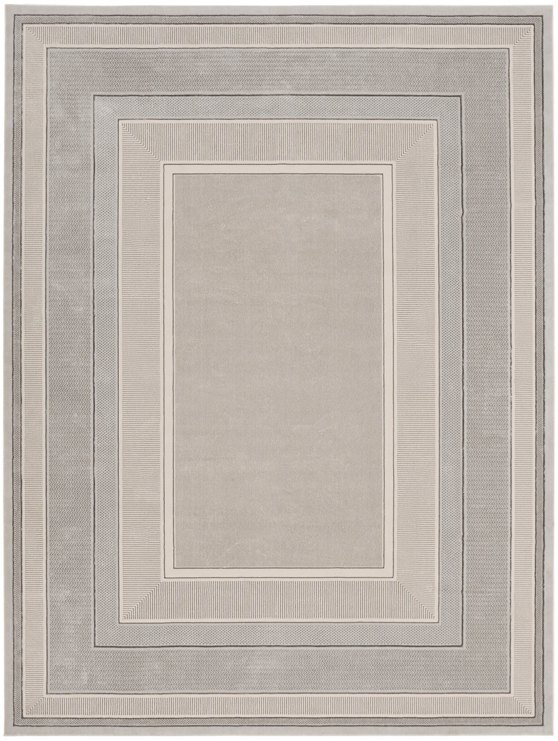 Nourison Home Glitz  Silver  Contemporary