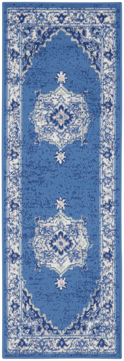 Nourison Home Whimsicle WHS03 Navy Transitional Power-loomed Rug