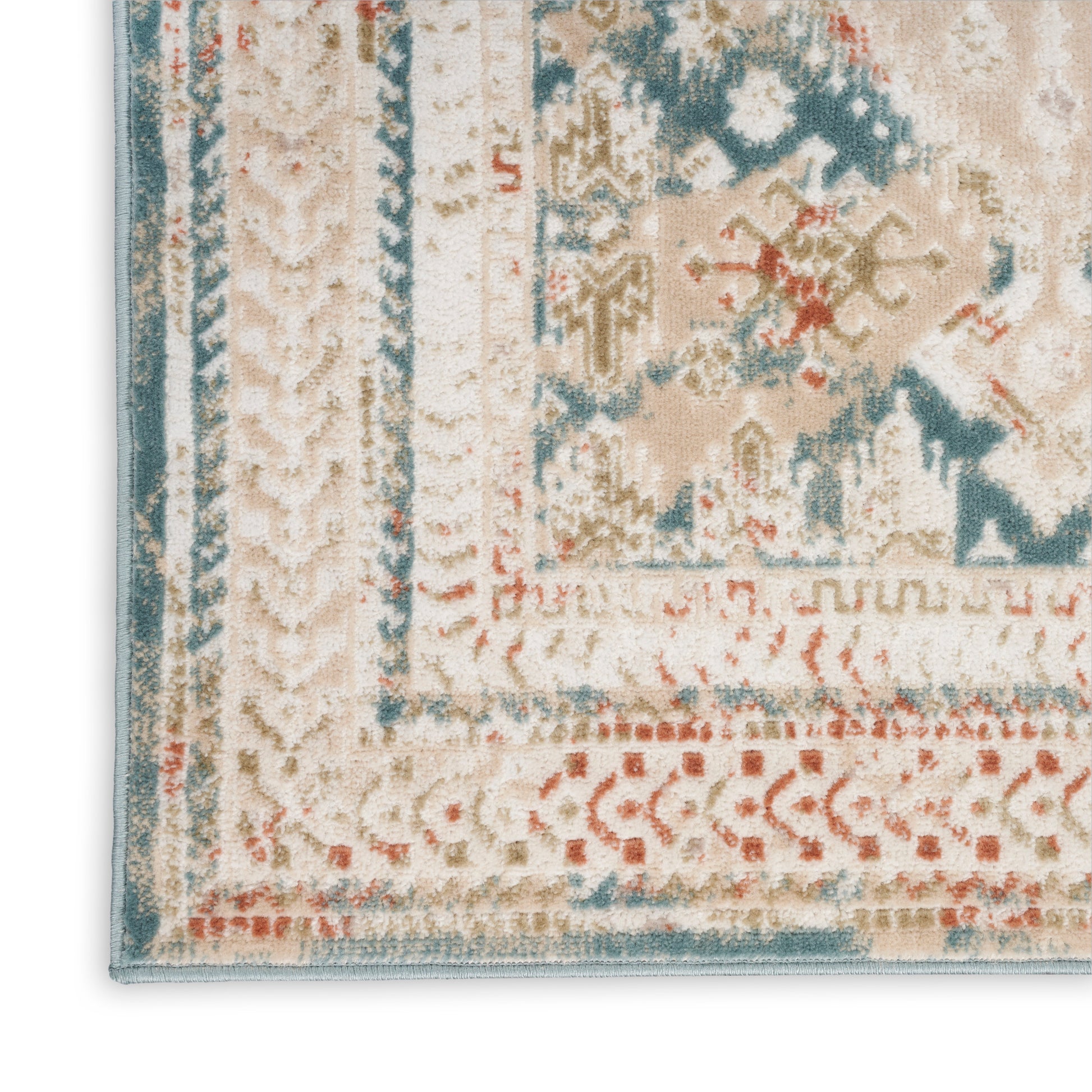 Nourison Home Thalia  Green Ivory  Transitional