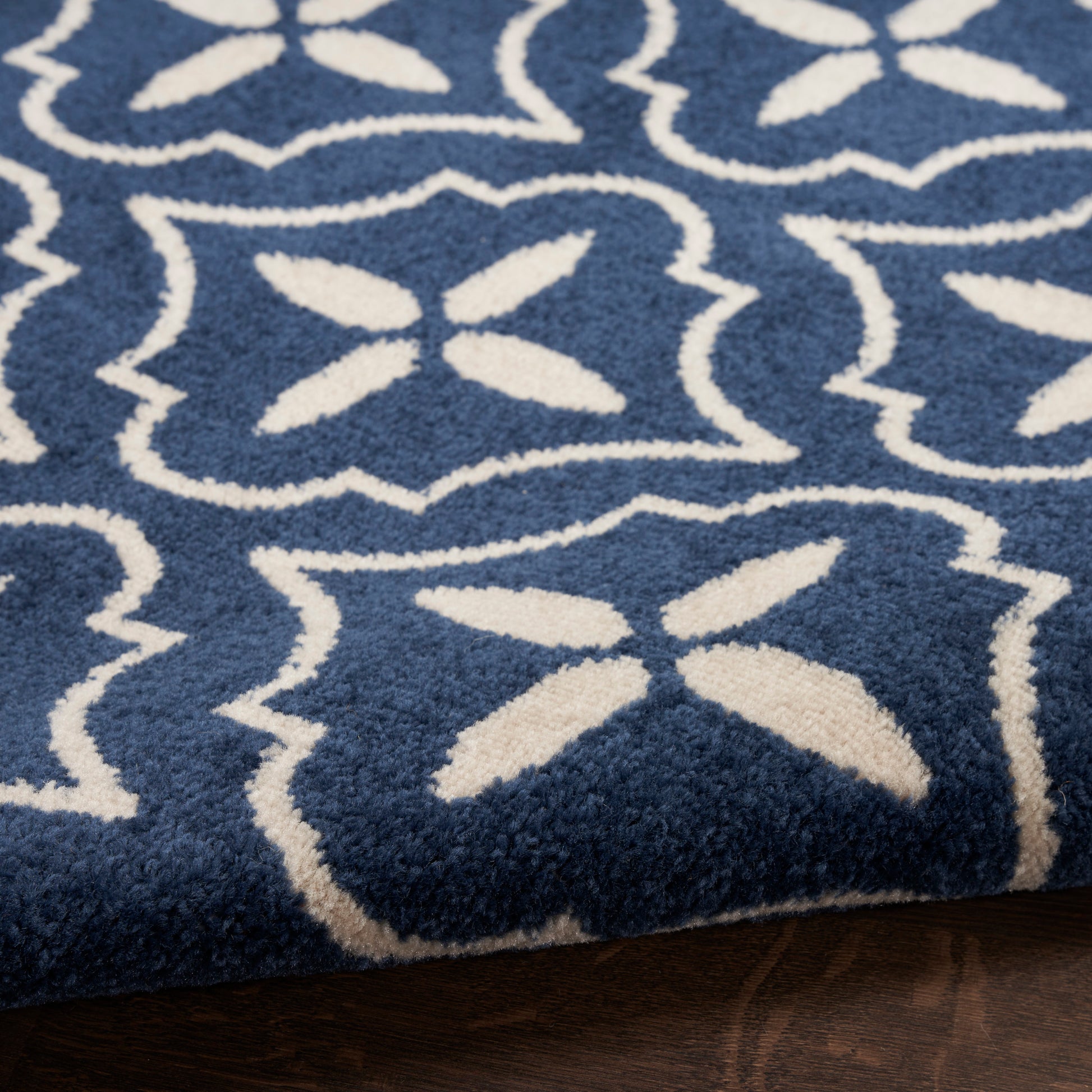 Nourison Home Nourison Essentials  Navy Ivory  Contemporary