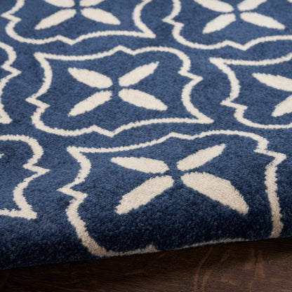 Nourison Home Nourison Essentials  Navy Ivory  Contemporary
