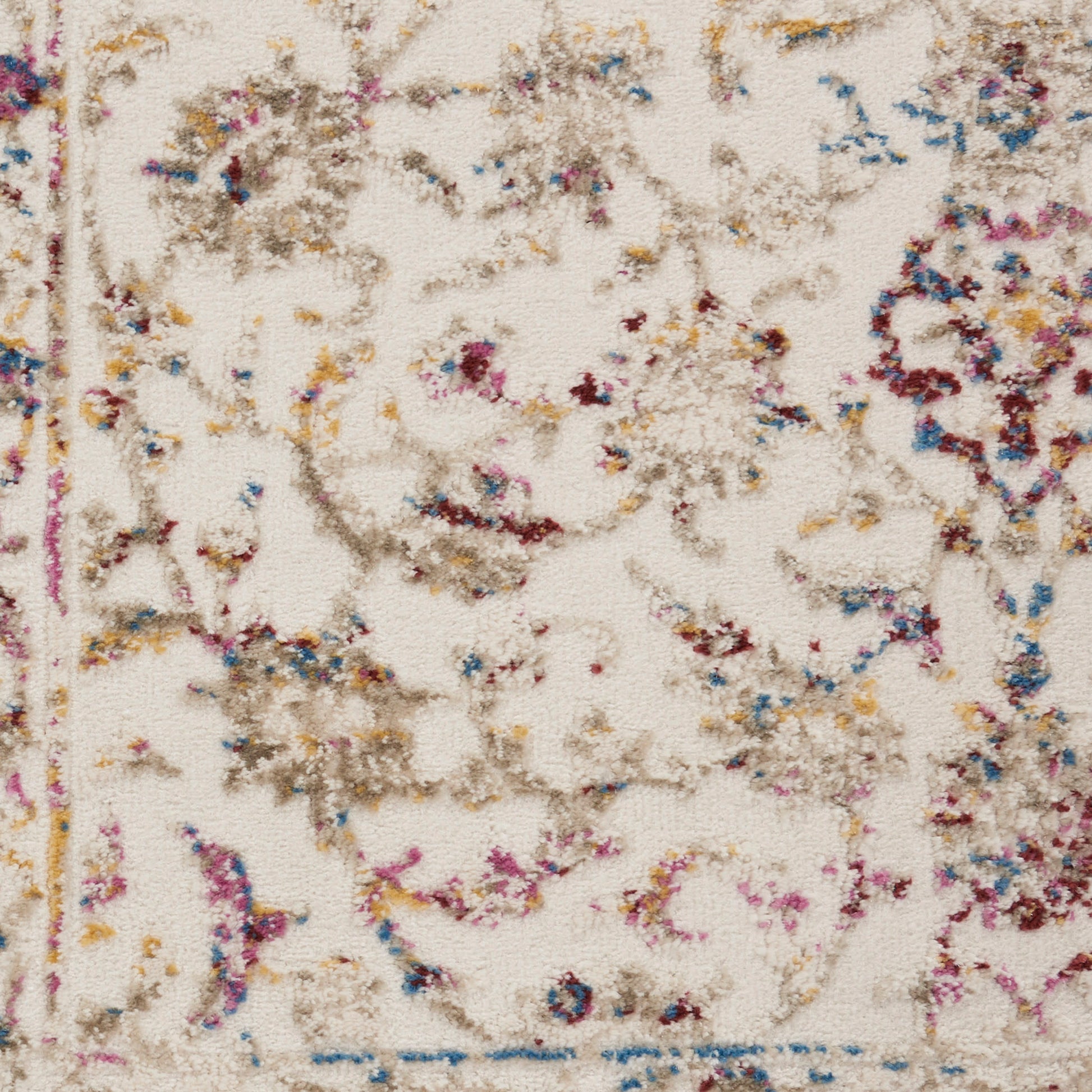 Nourison Home Melody  Ivory Multicolor  Traditional