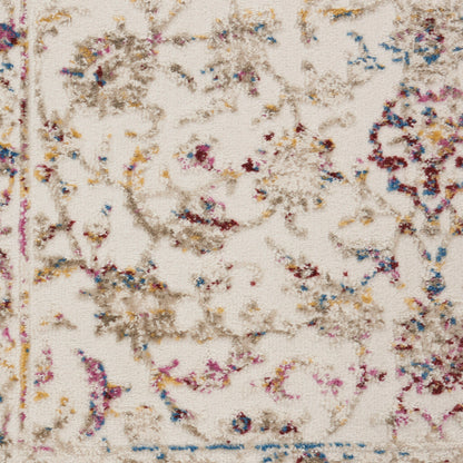 Nourison Home Melody  Ivory Multicolor  Traditional