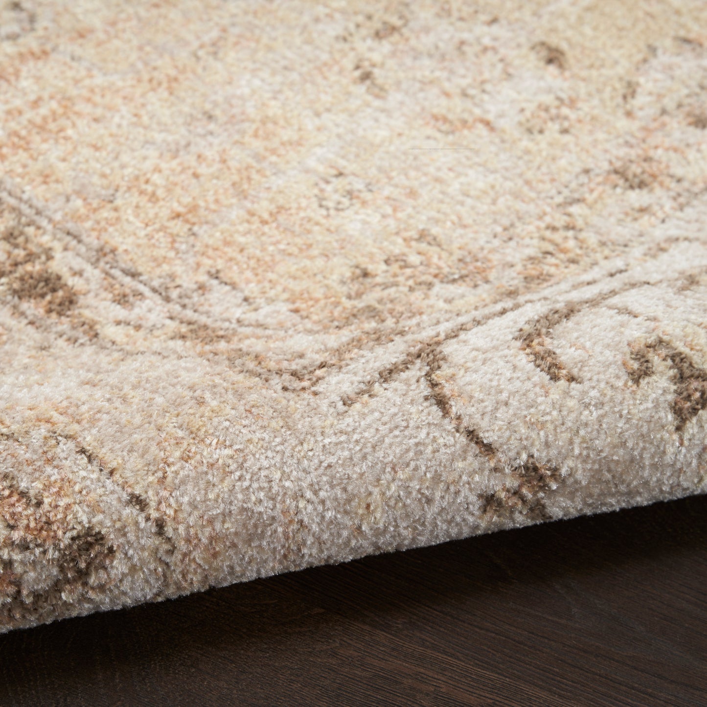 Nourison Home Astra Machine Washable  Beige  Traditional