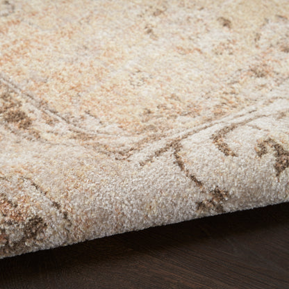 Nourison Home Astra Machine Washable  Beige  Traditional