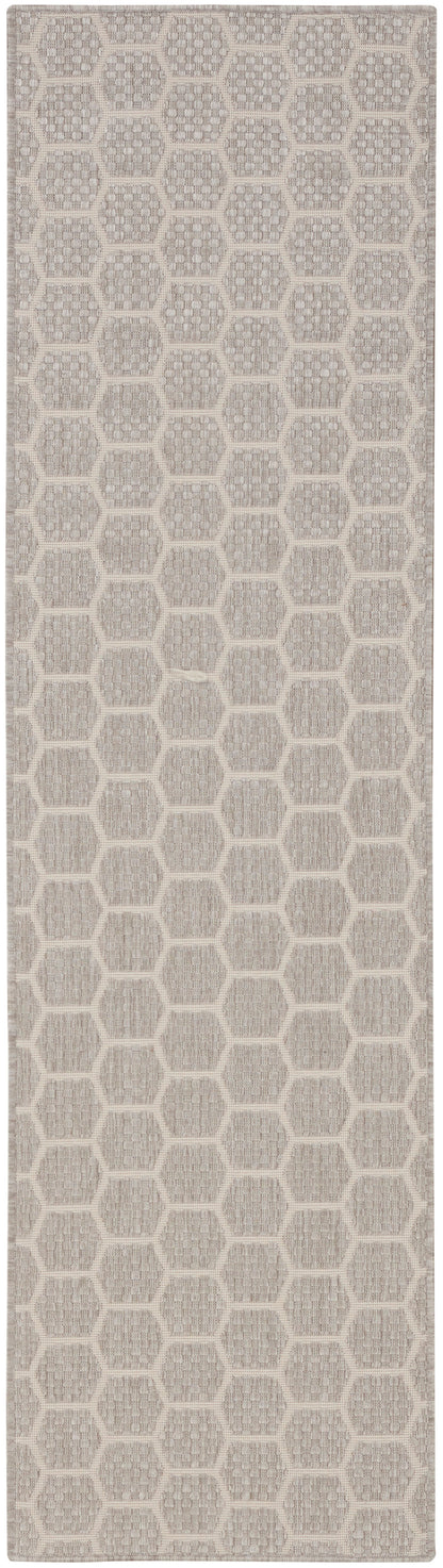 Nourison Home Twist Reversible TWS01 Grey Contemporary Loom-woven Rug