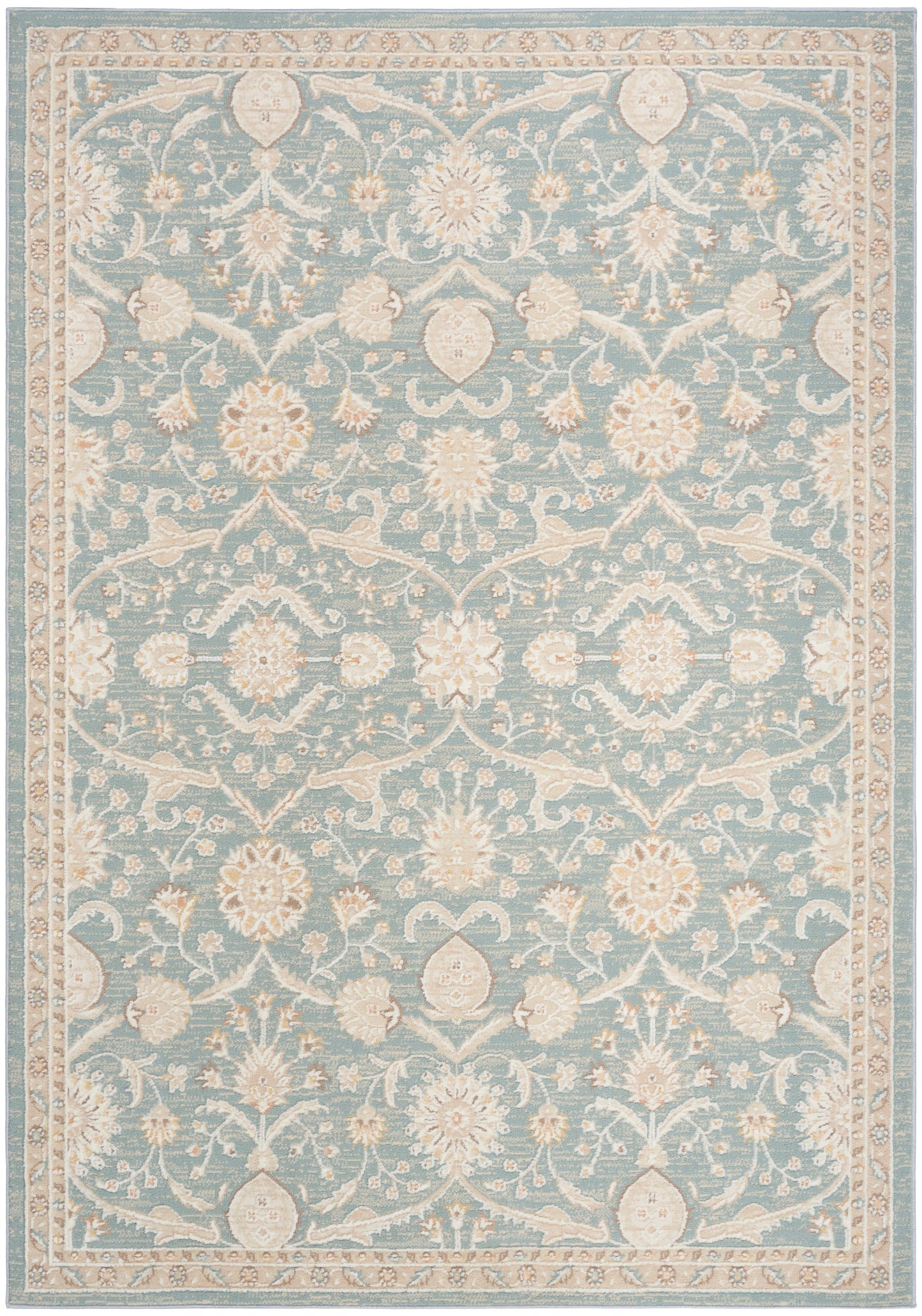 Nourison Home Isla ISL01 Blue Traditional Machine Woven Rug
