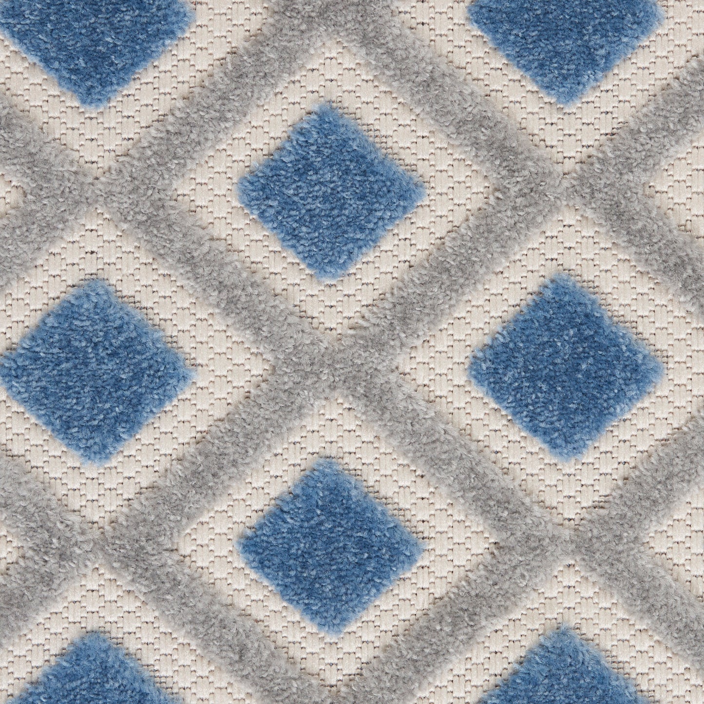 Nourison Home Aloha  Blue Grey  Contemporary