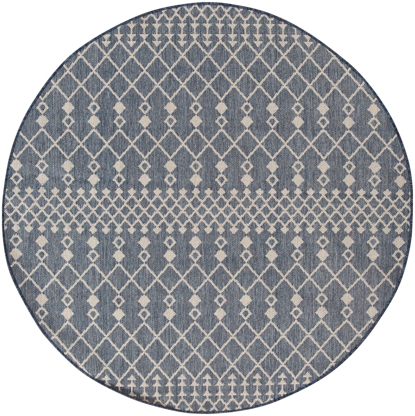 Nourison Home Positano POS02 Navy Blue Contemporary Power-loomed Rug