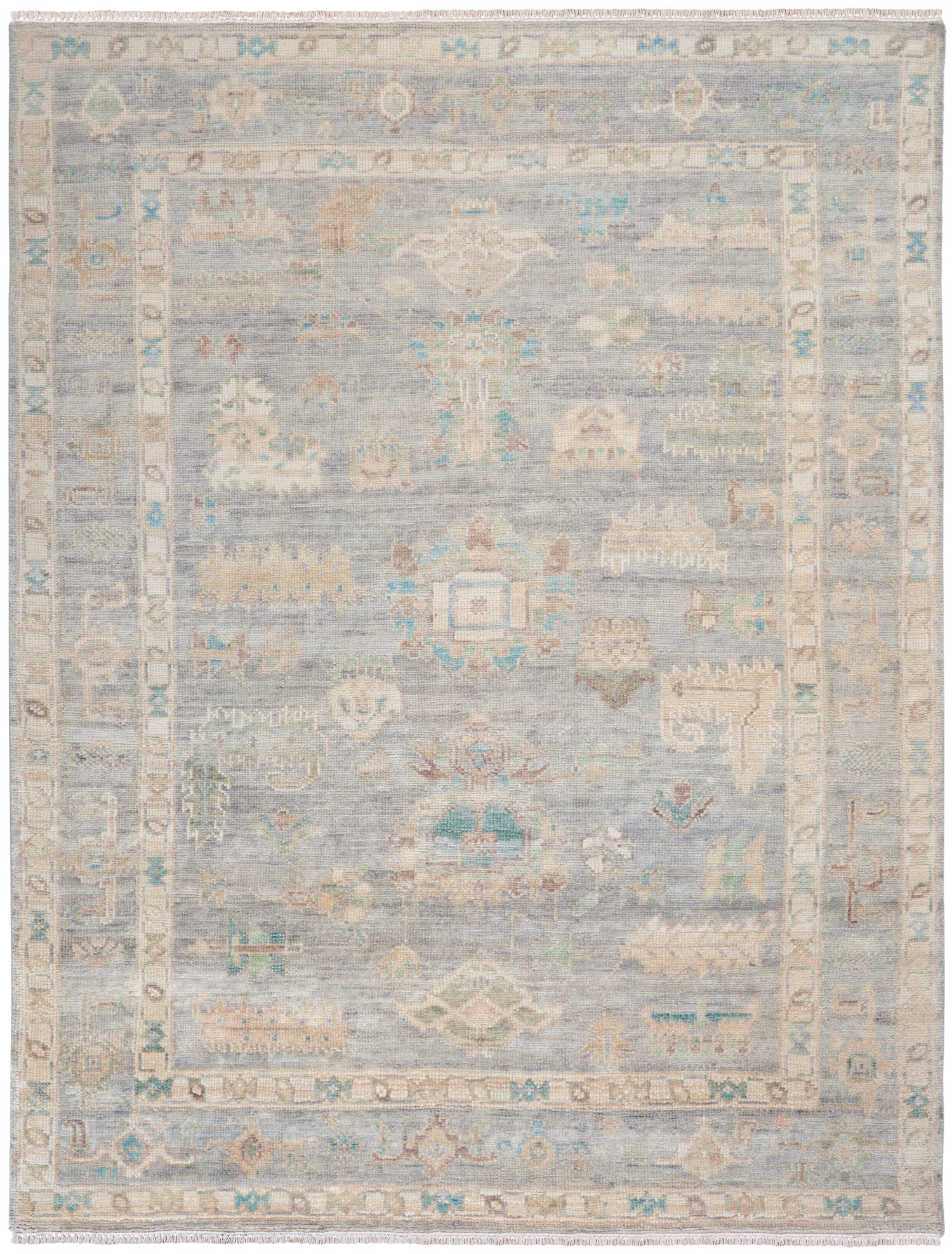 Nourison Home Odessa  Grey Multicolor  Traditional