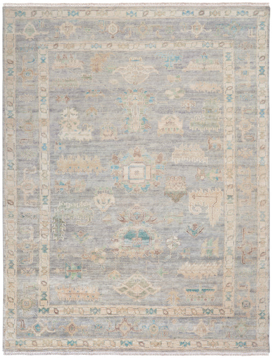 Nourison Home Odessa  Grey Multicolor  Traditional