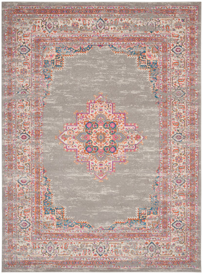 Nourison Home Passion PSN03 Grey Transitional Power-loomed Rugs