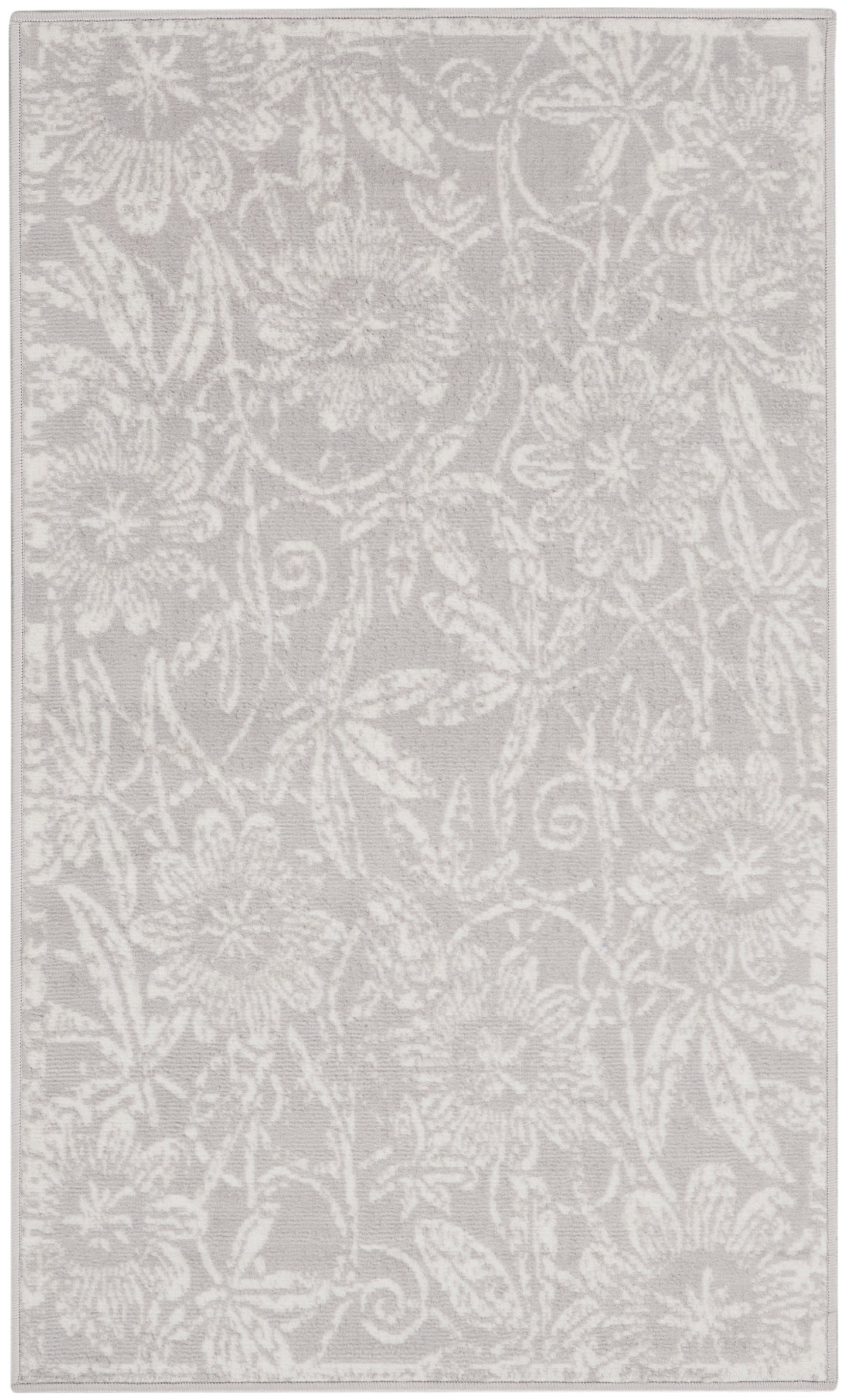 Nourison Home Whimsicle WHS05 Grey Contemporary Power-loomed Rug