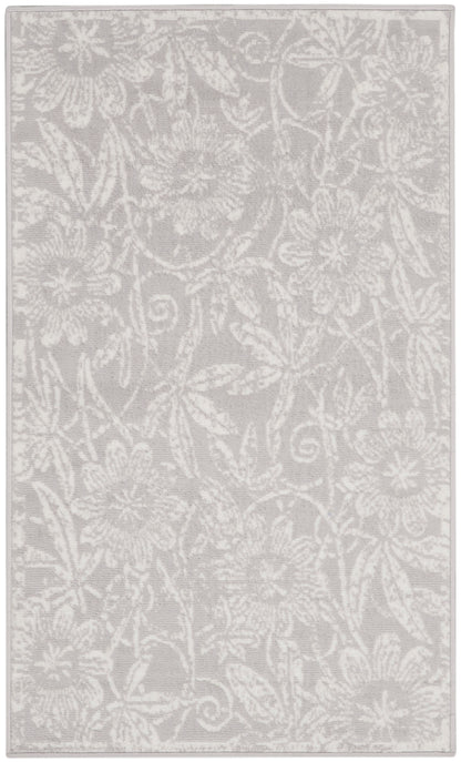 Nourison Home Whimsicle WHS05 Grey Contemporary Power-loomed Rug