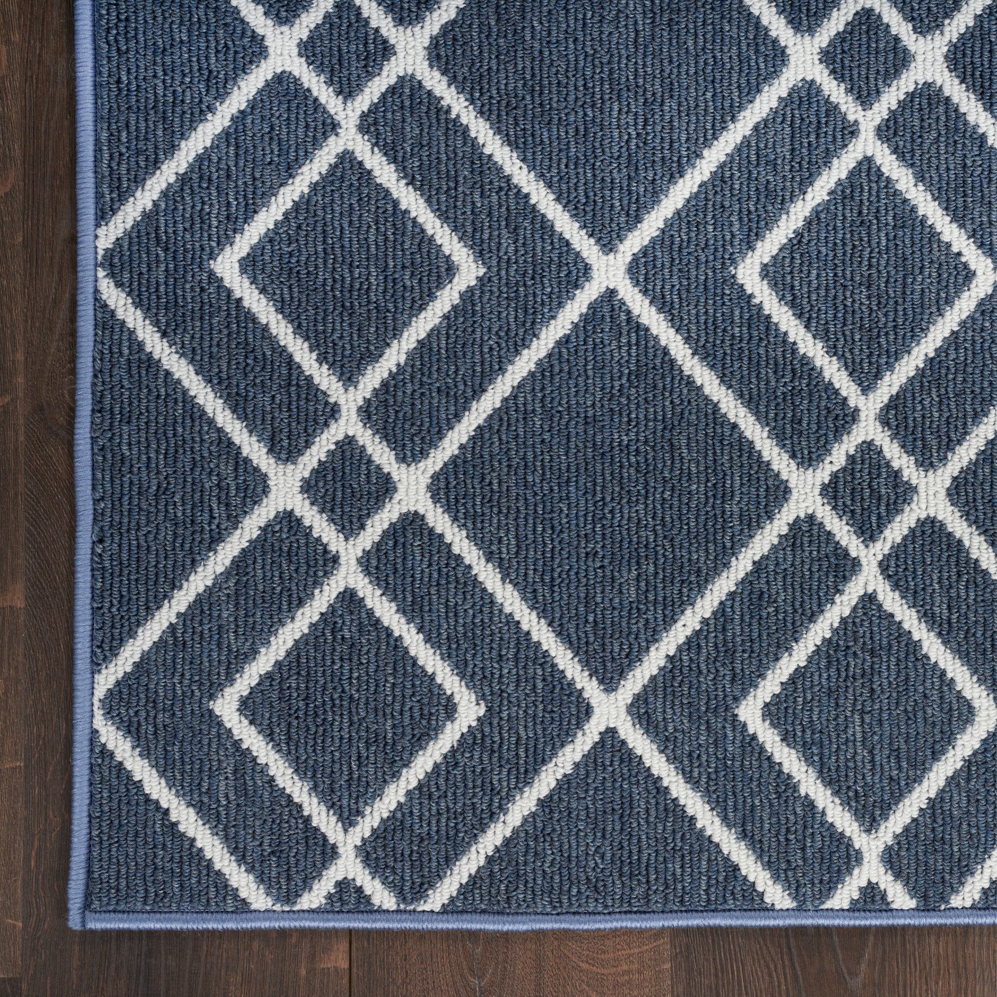 Nourison Home Modern Lines  Denim  Contemporary