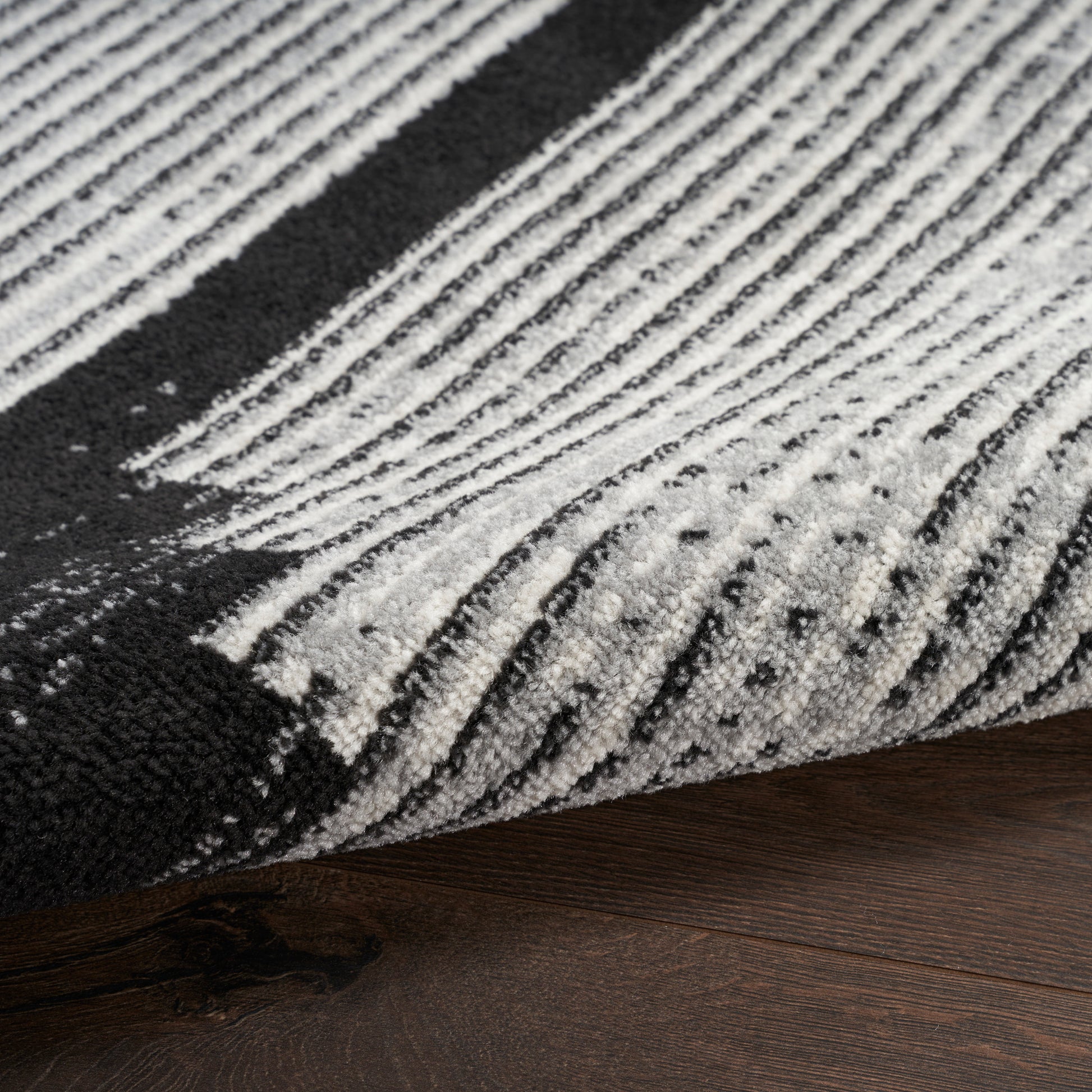 Nourison Home Modern Passion  Black Grey  Contemporary