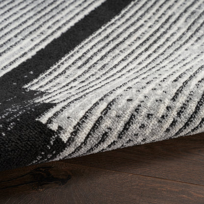 Nourison Home Modern Passion  Black Grey  Contemporary