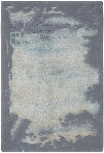 Nourison Home Prismatic PRS19 Seafoam Silver Contemporary Hand Tufted Rug