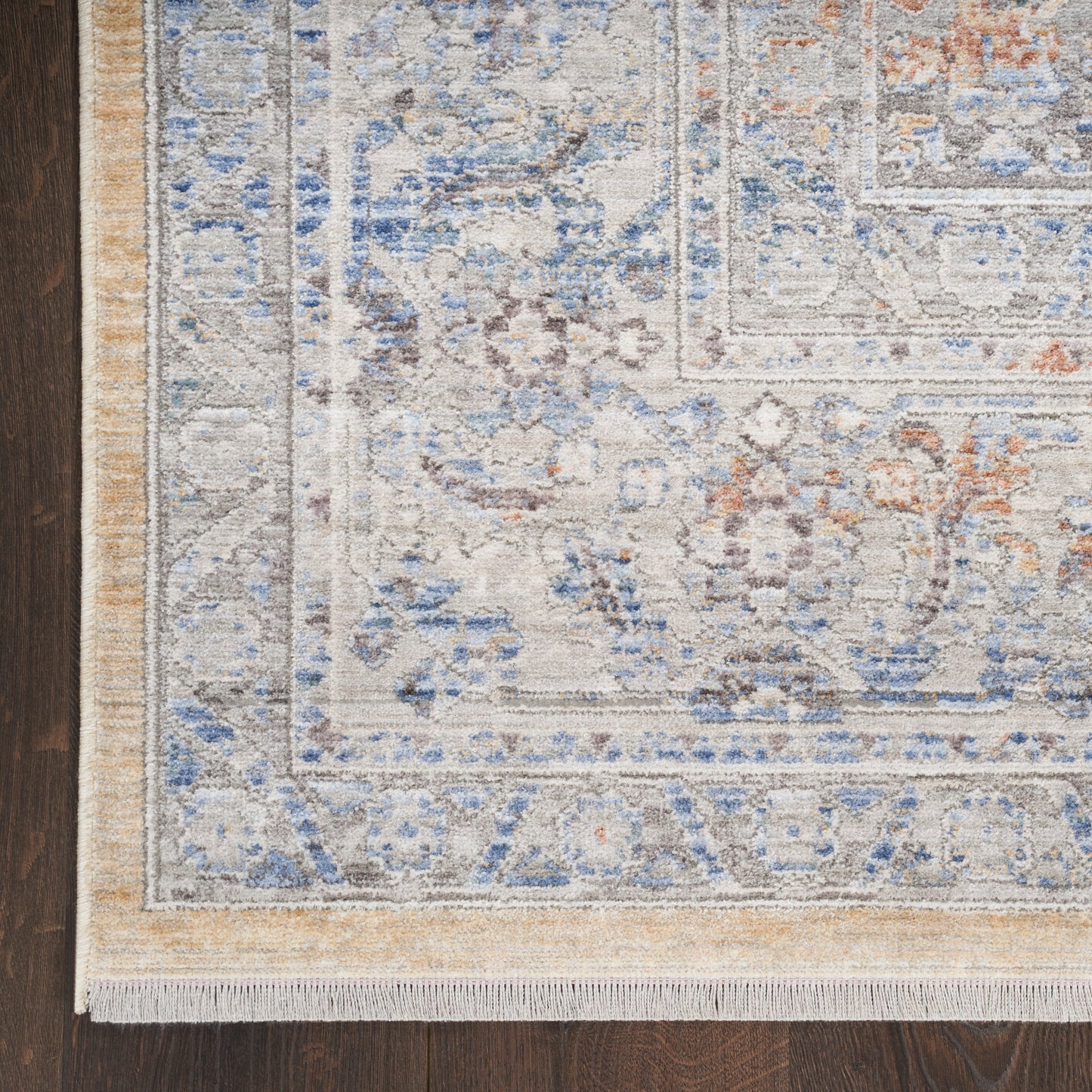 Nourison Home Elegant Heirlooms  Grey Gold  Traditional