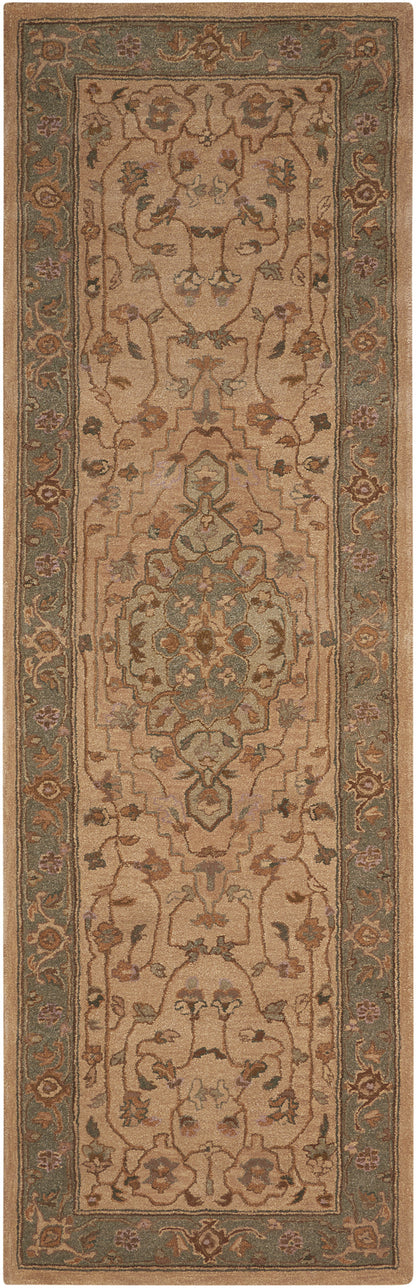 Nourison Home Heritage Hall HE21 Beige Traditional Tufted Rug