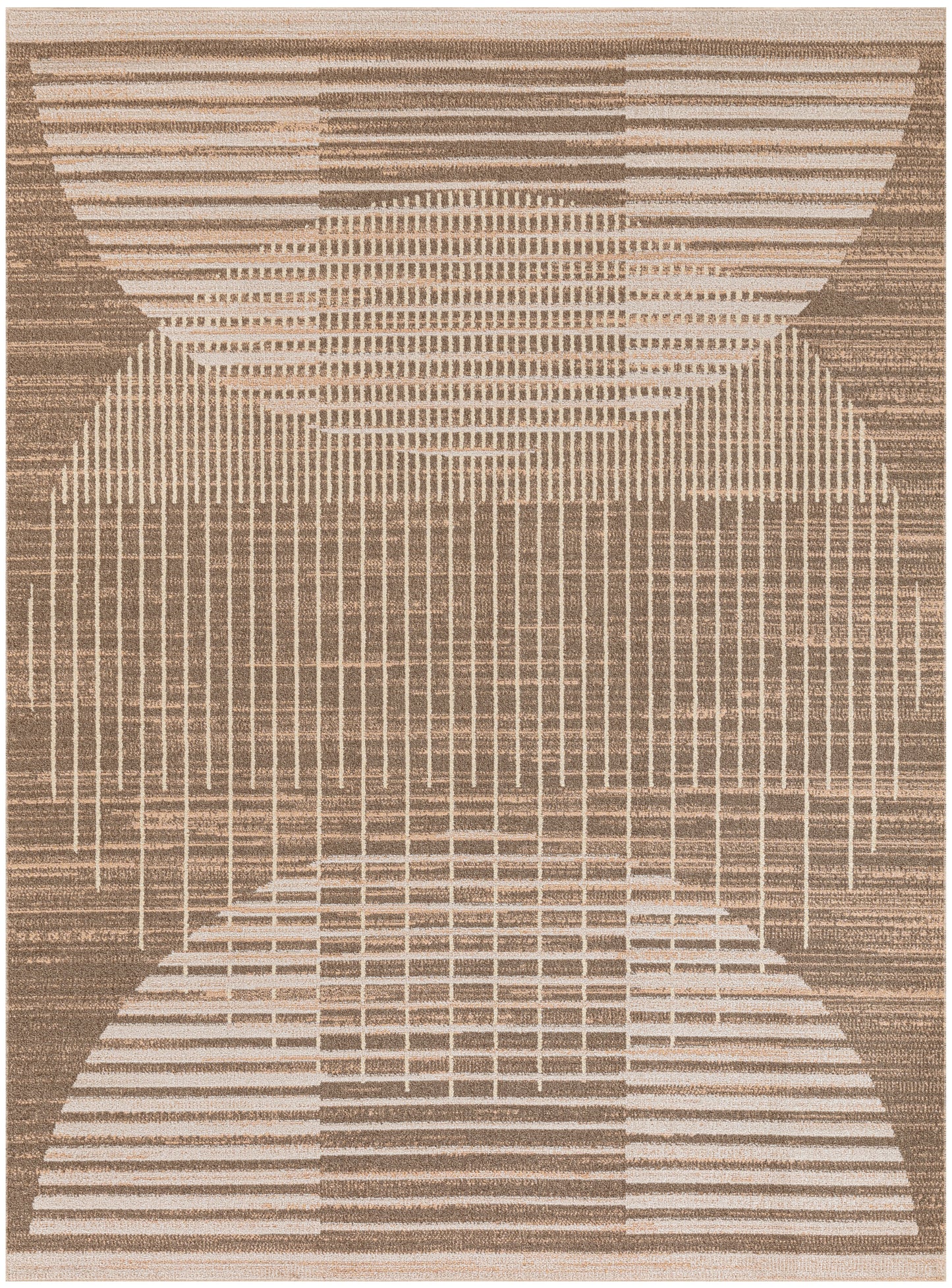 Nourison Home Astra Machine Washable ASW03 Latte Contemporary Power-loomed Rug