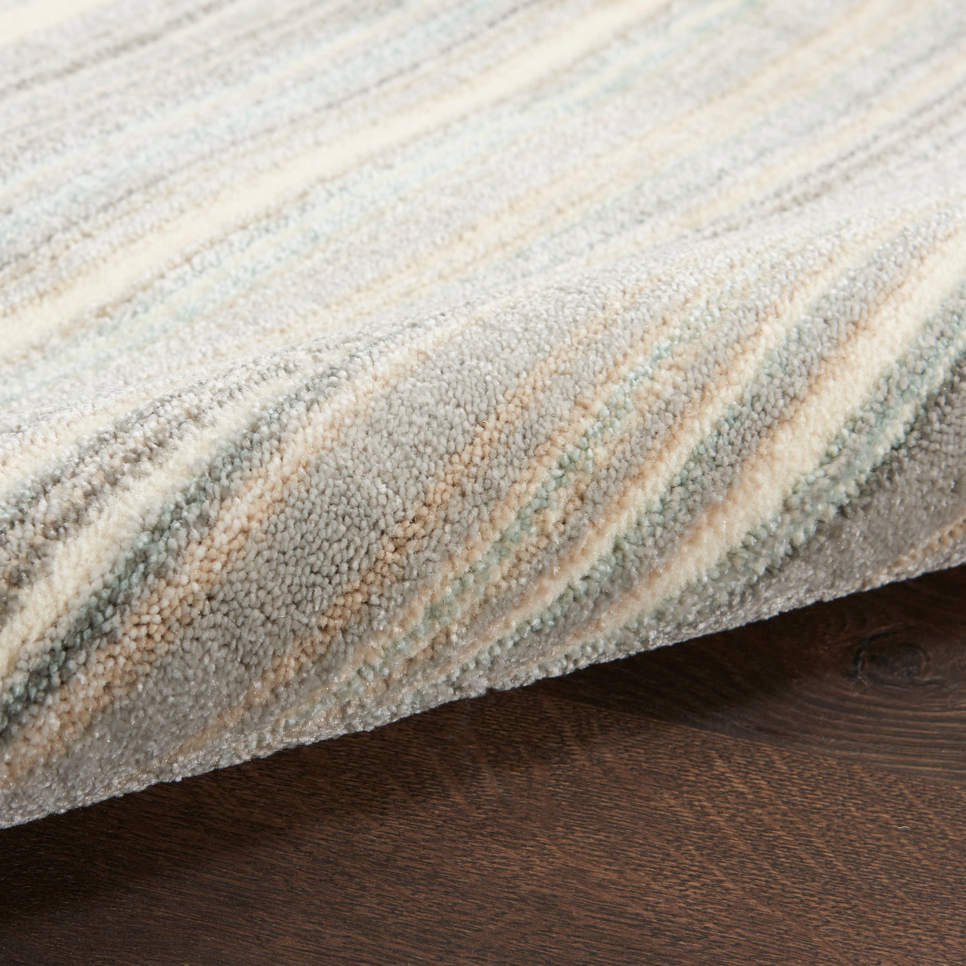 Nourison Home Marmara  Grey Ivory Teal  Contemporary