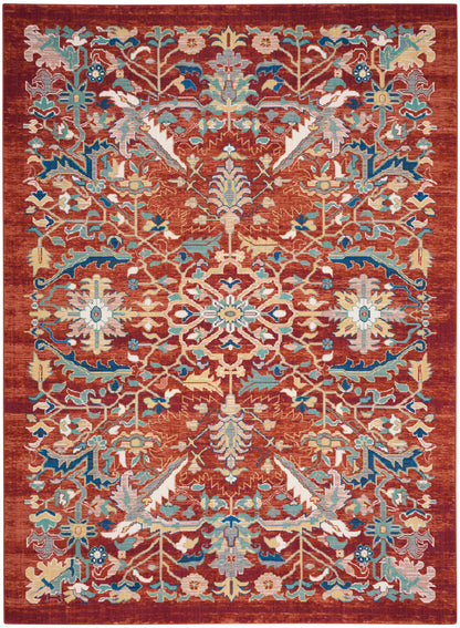 Nourison Home Parisa PSA02 Brick Traditional Loom-woven Rug