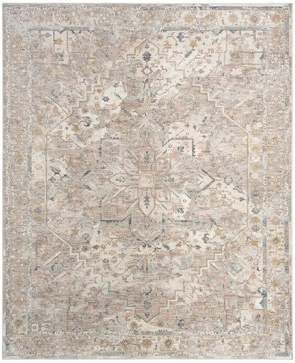 Nourison Home Antique Fusion ANF02 Ivory Multicolor Traditional Machine Woven Rug