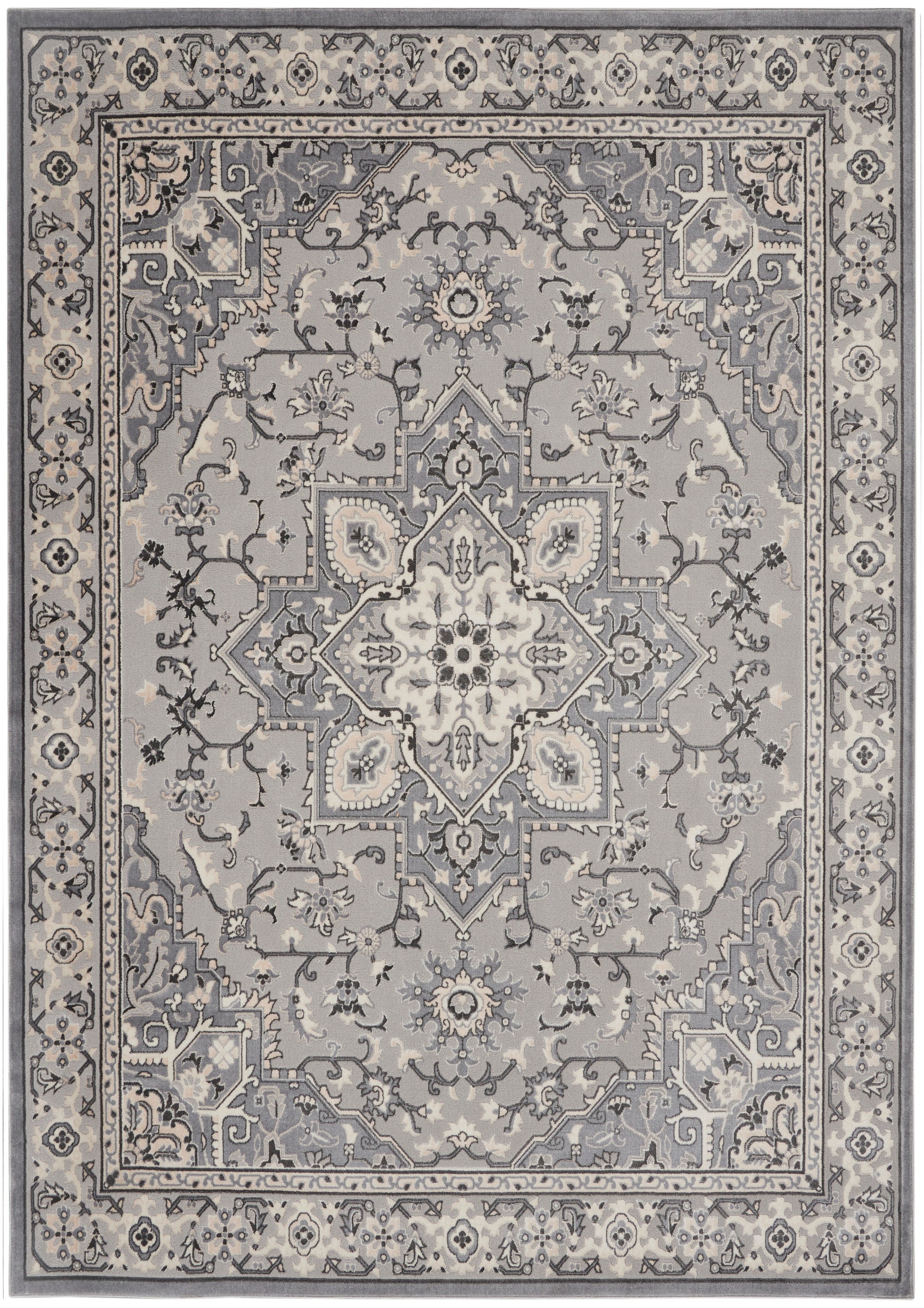 Nourison Home Grand Villa  Grey  Traditional