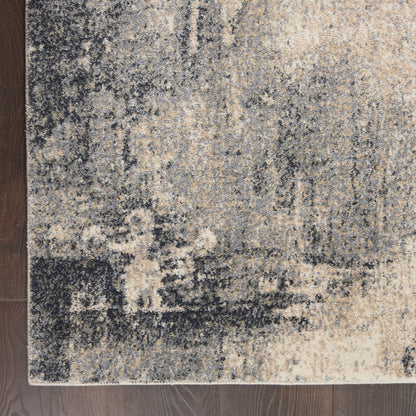 Nourison Home Moroccan Celebration  Blue Beige  Contemporary