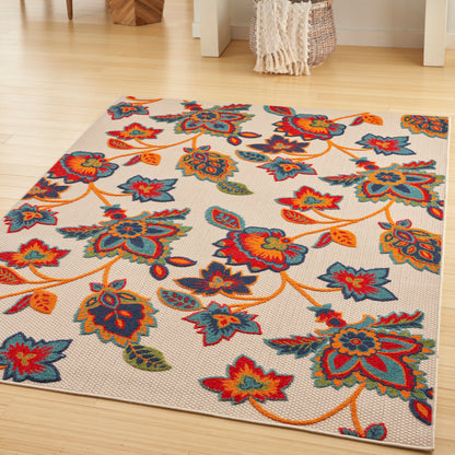 Nourison Home Aloha  Multicolor  Contemporary