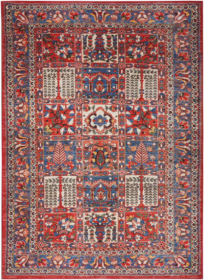 Nourison Home Fulton  Red  Traditional
