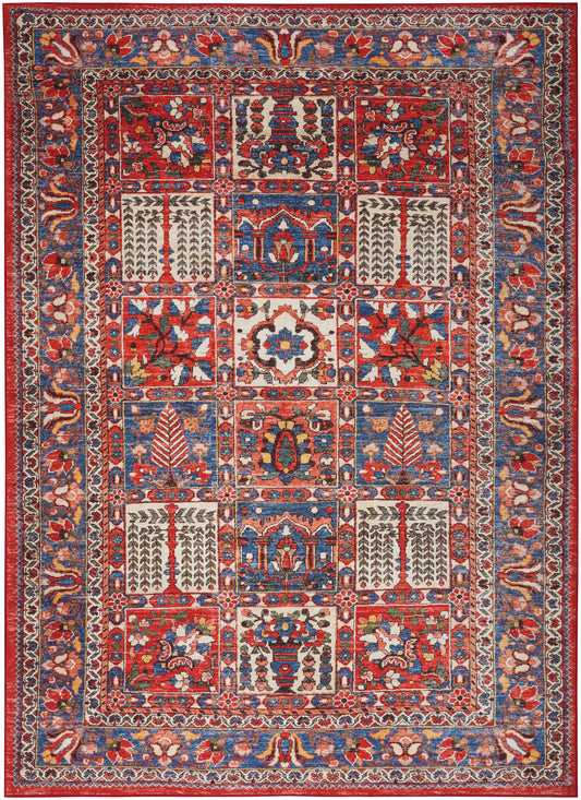 Nourison Home Fulton  Red  Traditional